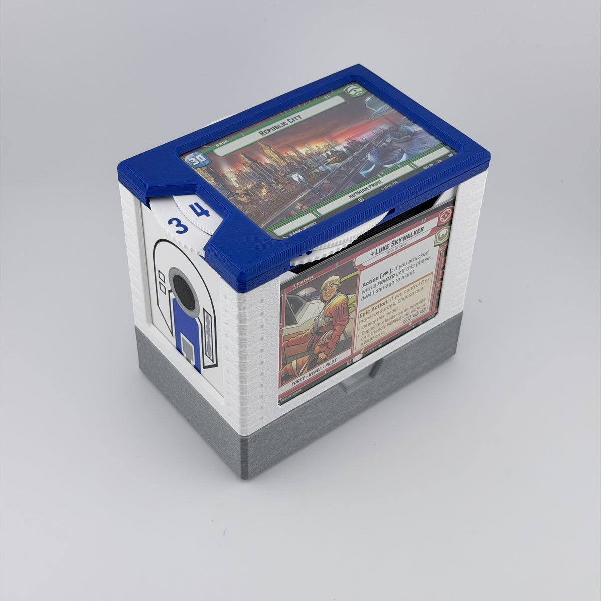 Artoooooo Universal DeckDock - Star Wars Unlimited Deck Box with Counter & Token Tray
