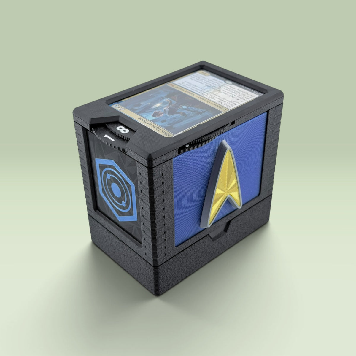 Enterprise Universal DeckDock – Magic The Gathering Deck Box with Counter & Token Tray