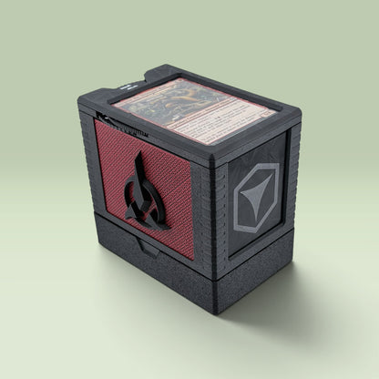 Qapla' Universal DeckDock – Magic The Gathering Deck Box with Counter & Token Tray