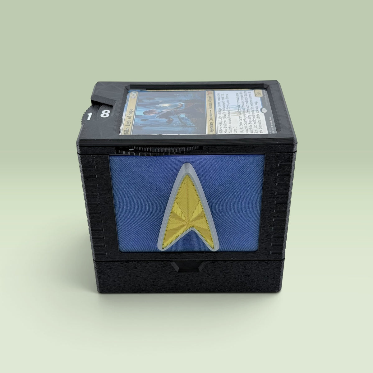 Enterprise Universal DeckDock – Magic The Gathering Deck Box with Counter & Token Tray
