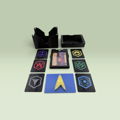 Enterprise Universal DeckDock – Magic The Gathering Deck Box with Counter & Token Tray