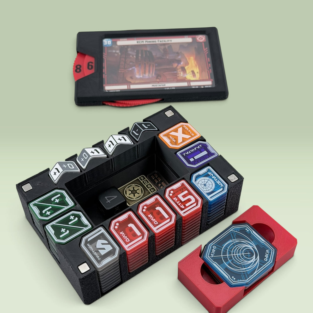 Bundle Gamegenic Token Tray: Pro + Twin Suns Expansion and Damage Counter