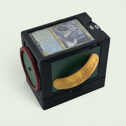 My Precious’s - Universal DeckDock - Hobbit inspired deck box with Counter and Token Tray for Magic The Gathering and more