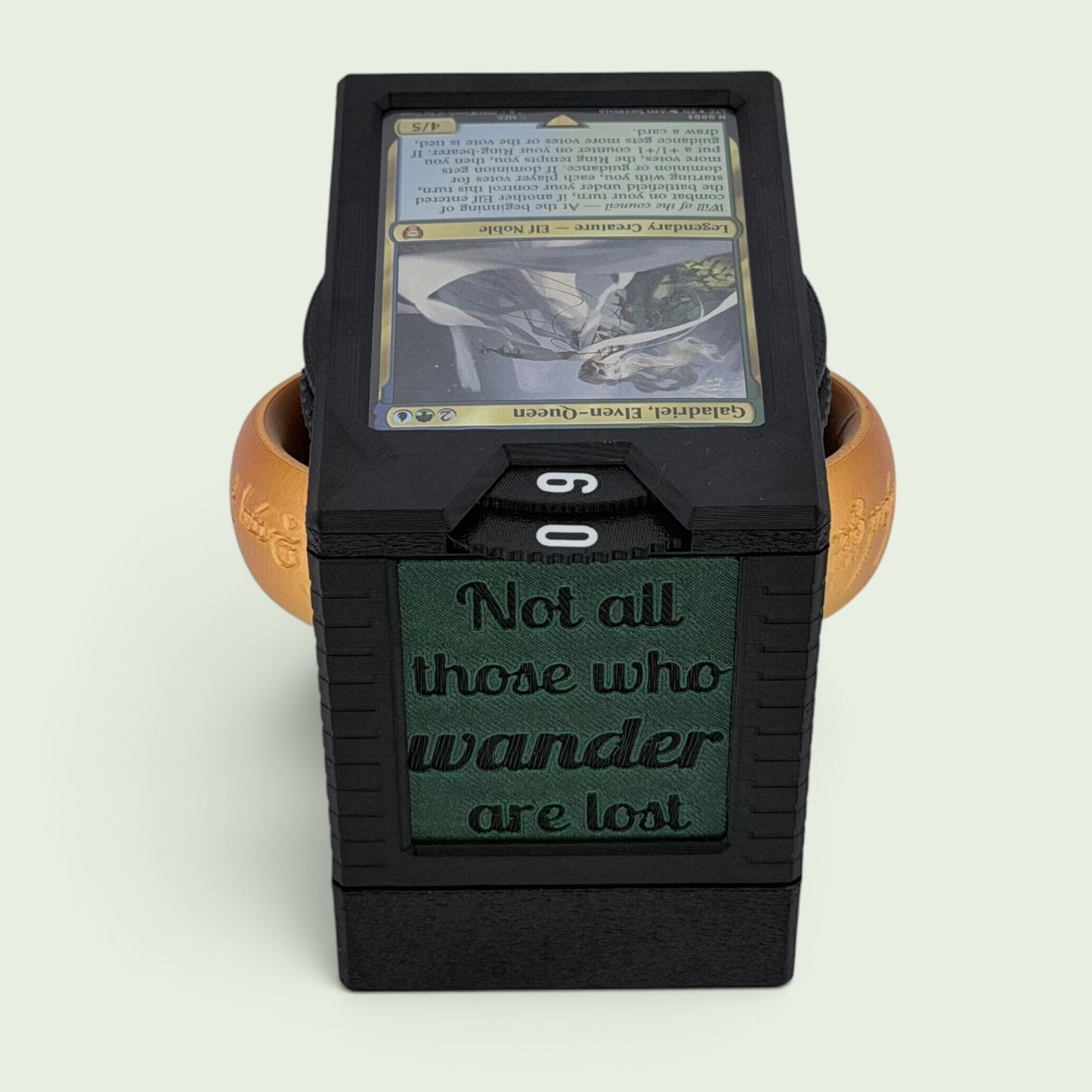 My Precious’s - Universal DeckDock - Hobbit inspired deck box with Counter and Token Tray for Magic The Gathering and more