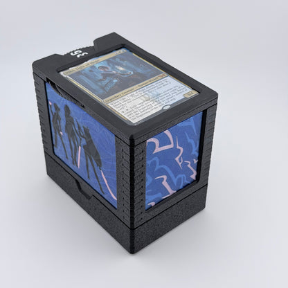 Demon Hunter Universal DeckDock – Magic The Gathering Deck Box with Counter & Token Tray