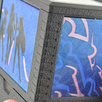 Demon Hunter Universal DeckDock – Magic The Gathering Deck Box with Counter & Token Tray