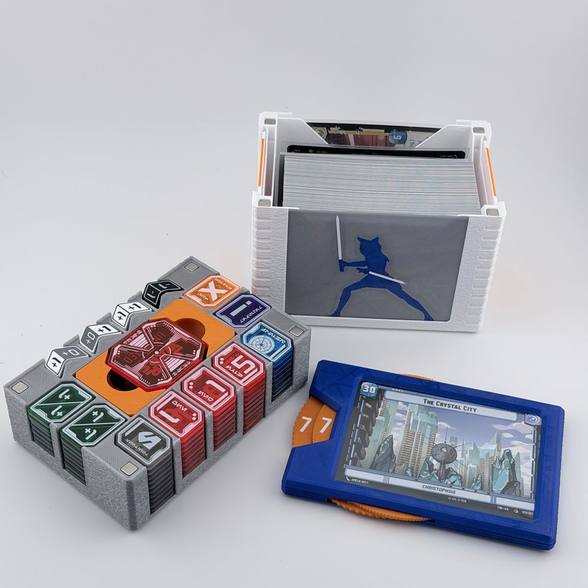 I Am No Jedi Universal DeckDock – Star Wars Unlimited Deck Box with Counter & Token Tray