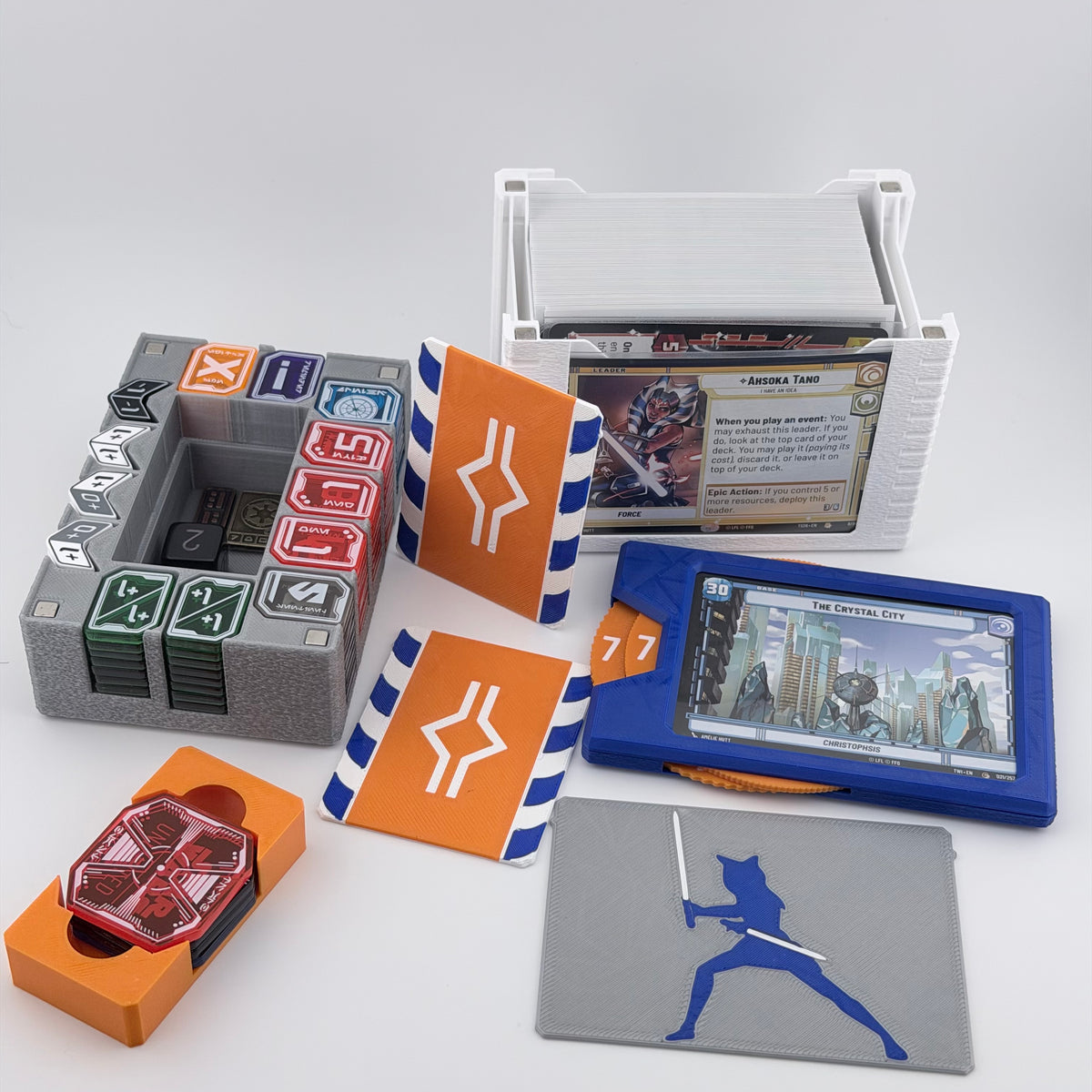I Am No Jedi Universal DeckDock – Star Wars Unlimited Deck Box with Counter & Token Tray