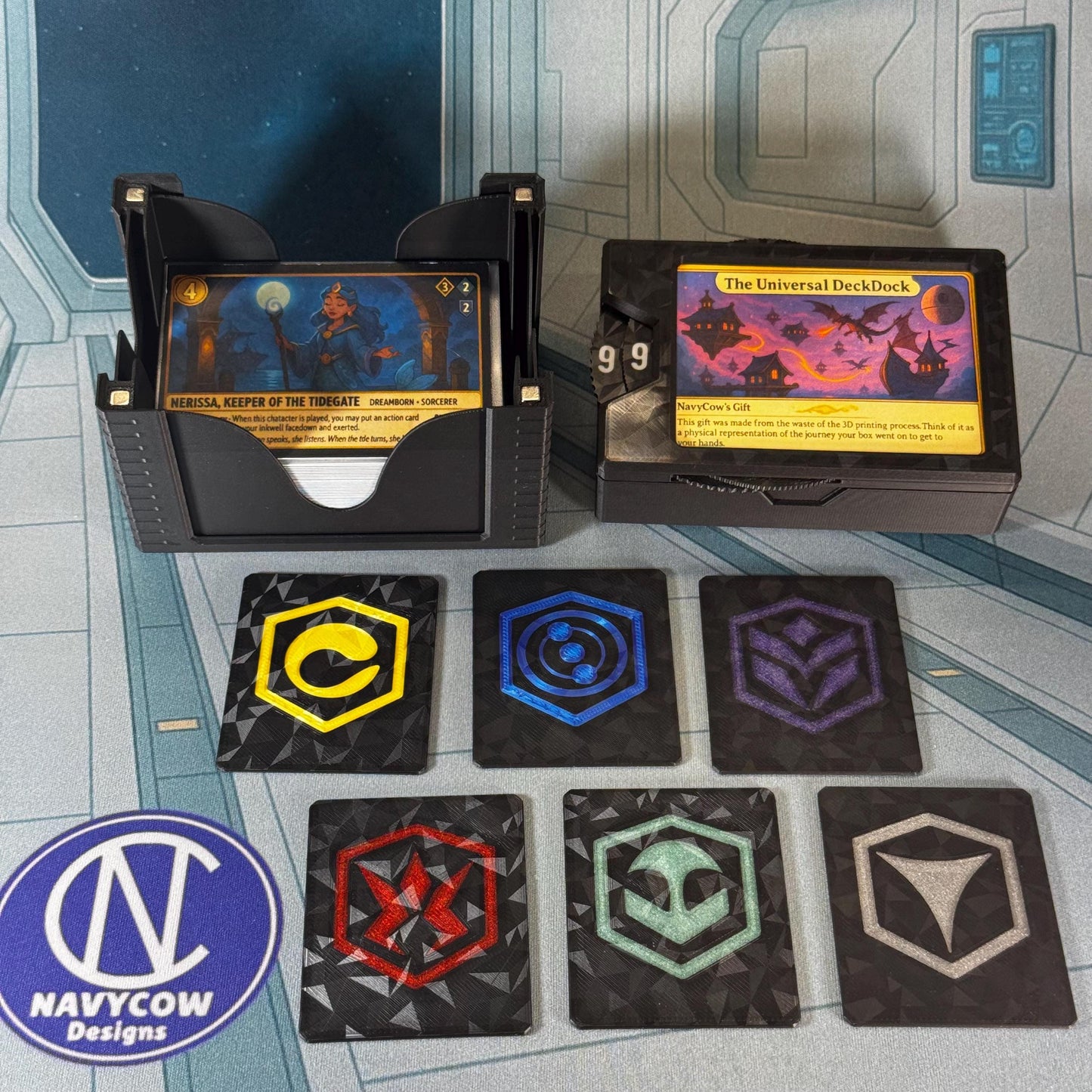 Universal DeckDock - Modular Deck Box Compatible with Magic, Lorcana, Star Wars Unlimited and More