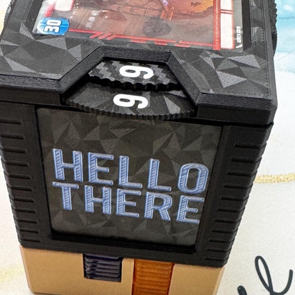 Old Ben - Universal DeckDock - Obi-Wan Inspired  deck box with Counter and Token Tray for Star Wars Unlimited and more