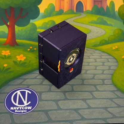 Amethyst Lorcana Deck Box: Lore Counter, Token Tray & Card Storage
