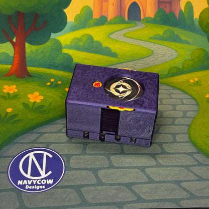 Amethyst Lorcana Deck Box: Lore Counter, Token Tray & Card Storage