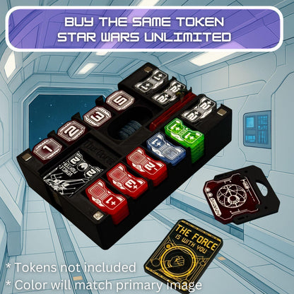 I am no Jedi! - Universal DeckDock - Ahsoka Tano inspired deck box with Counter and Token Tray for Star Wars Unlimited and more