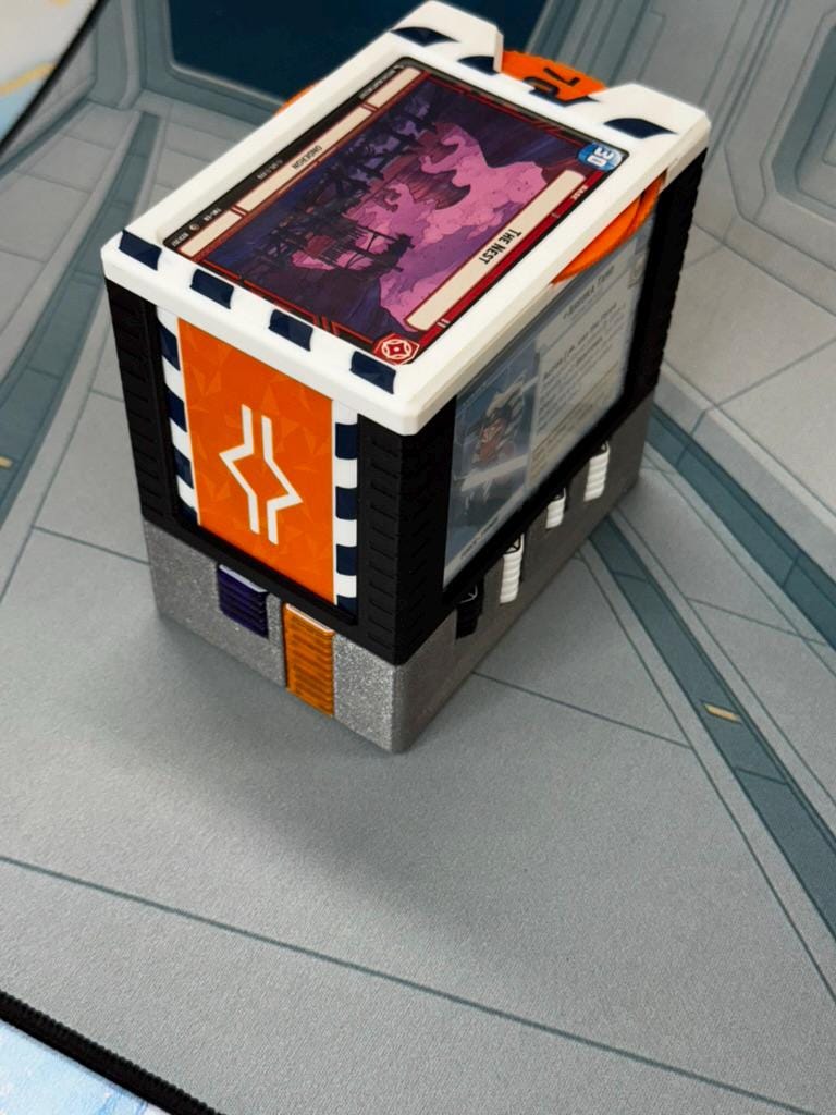I am no Jedi! - Universal DeckDock - Ahsoka Tano inspired deck box with Counter and Token Tray for Star Wars Unlimited and more
