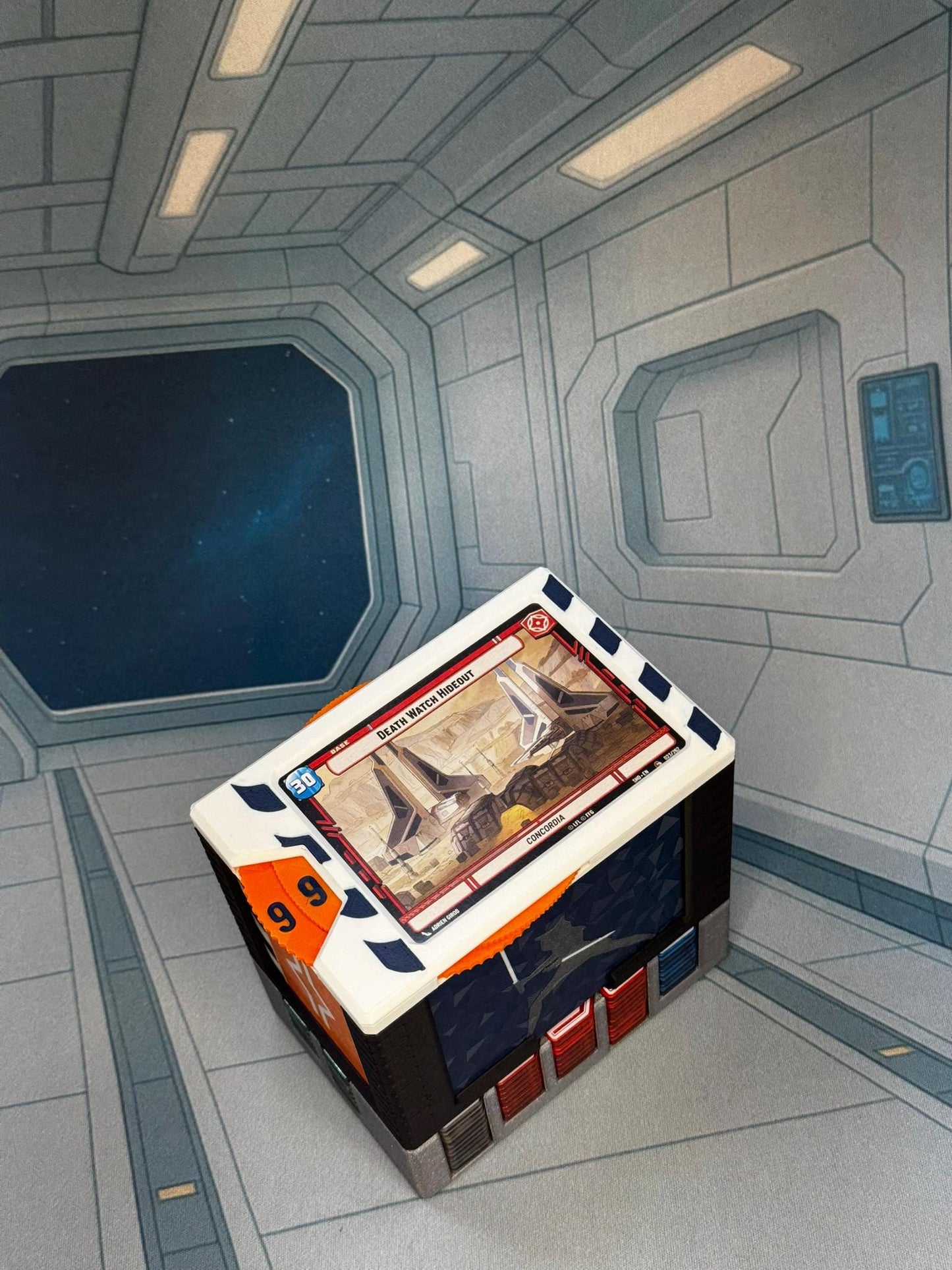 I am no Jedi! - Universal DeckDock - Ahsoka Tano inspired deck box with Counter and Token Tray for Star Wars Unlimited and more