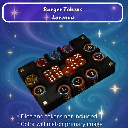 Emerald Lorcana Deck Box: Lore Counter, Token Tray & Card Storage
