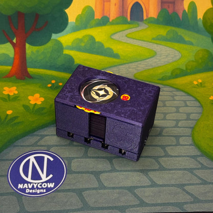 Amethyst Lorcana Deck Box: Lore Counter, Token Tray & Card Storage