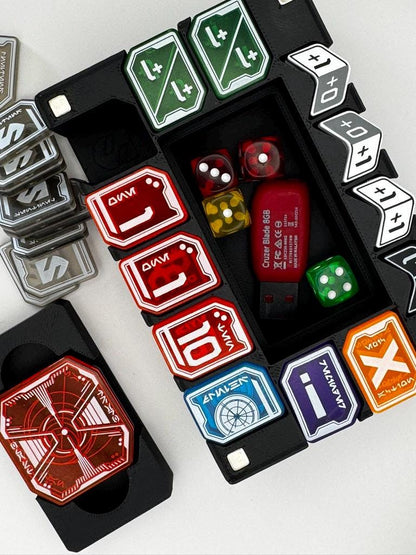 Token Tray for Gamegenic Pro + Twins Suns Expansion - Official Tokens for Star Wars Unlimited