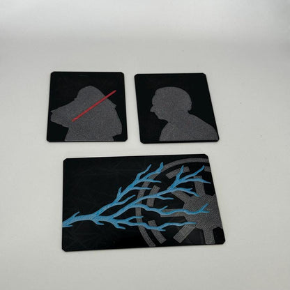 Unlimited Power! - Universal DeckDock - Palpatine inspired  deck box with Counter and Token Tray for Star Wars Unlimited and more