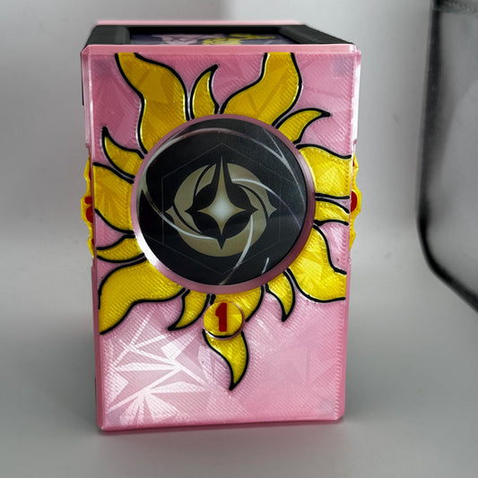 Blondie - Universal DeckDock - Tangled Inspired deck box with Counter and Token Tray for Lorcana and more