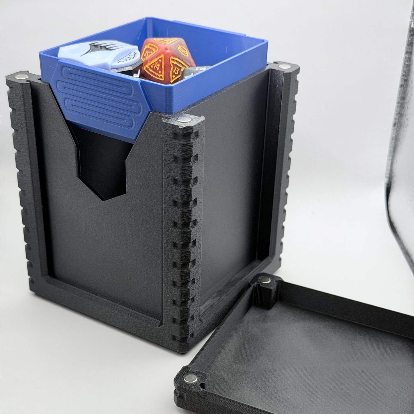 Monolith DeckDock – Holds 100 Double-Sleeved Cards, Dice, Top Loaders, Slabs