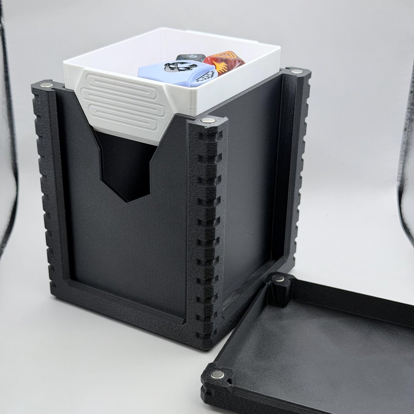 Monolith DeckDock – Holds 100 Double-Sleeved Cards, Dice, Top Loaders, Slabs