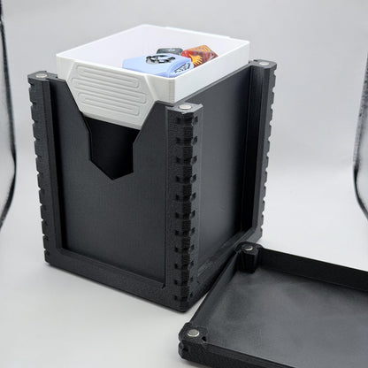 Monolith DeckDock – Holds 100 Double-Sleeved Cards, Dice, Top Loaders, Slabs