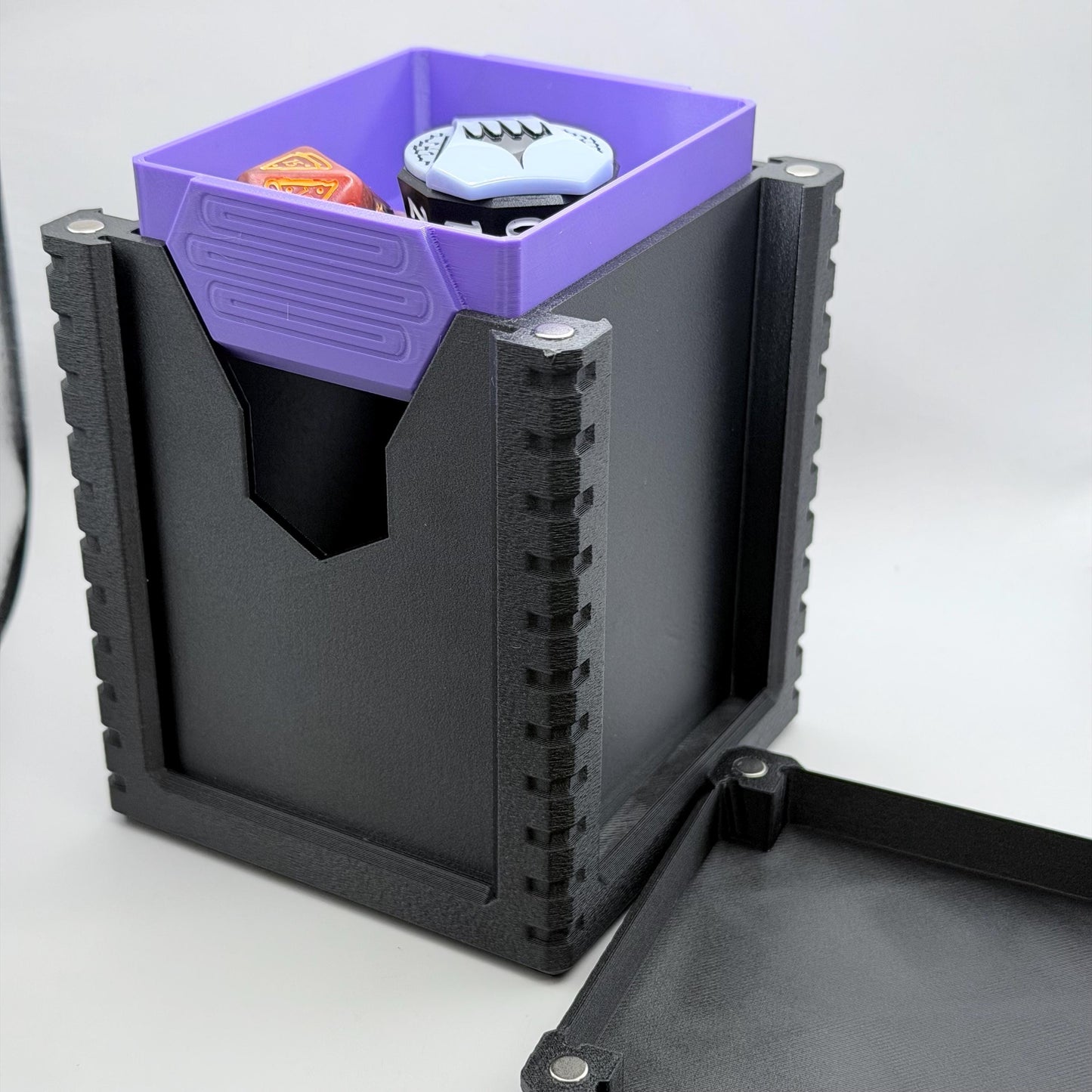 Monolith DeckDock – Holds 100 Double-Sleeved Cards, Dice, Top Loaders, Slabs