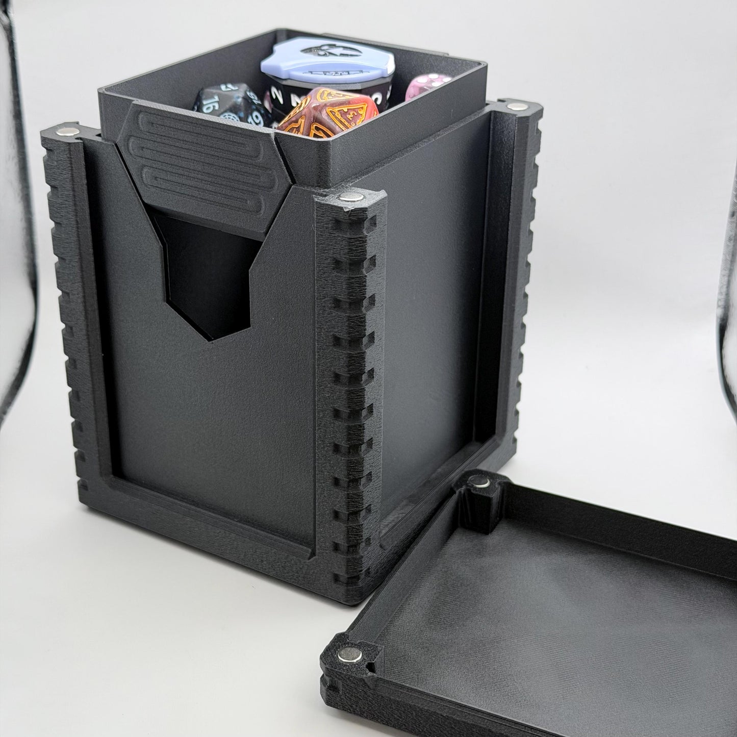 Monolith DeckDock – Holds 100 Double-Sleeved Cards, Dice, Top Loaders, Slabs