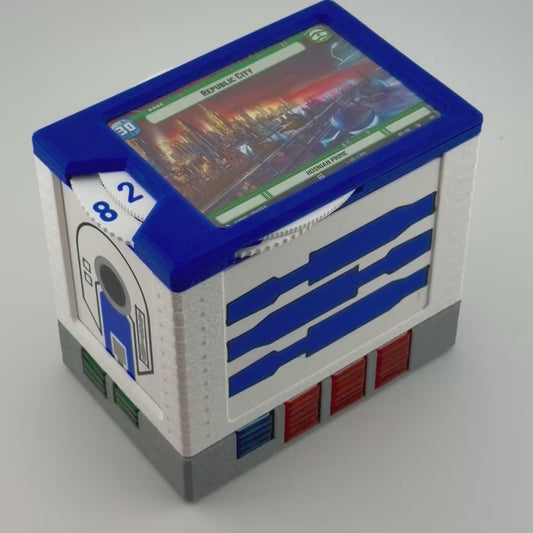 Artoooooo Universal DeckDock - Star Wars Unlimited Deck Box with Counter & Token Tray