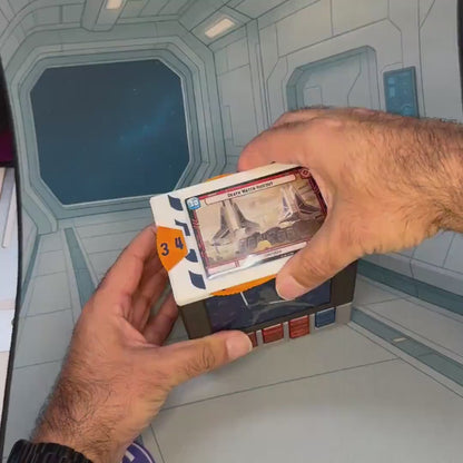 I am no Jedi! - Universal DeckDock - Ahsoka Tano inspired deck box with Counter and Token Tray for Star Wars Unlimited and more