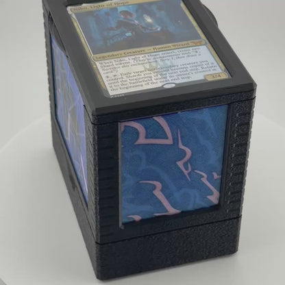 Demon Hunter Universal DeckDock – Magic The Gathering Deck Box with Counter & Token Tray