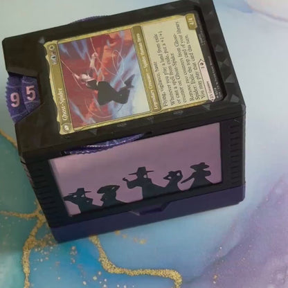 Demon Boy Band - Universal DeckDock -  deck box with Counter and Token Tray for Magic The Gathering and more
