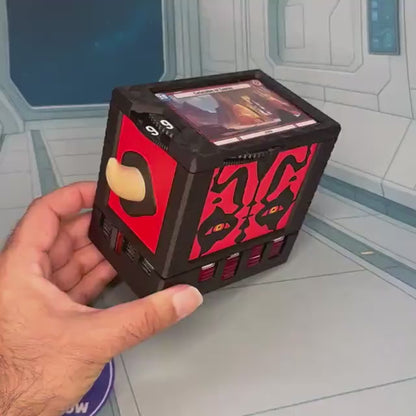 Sohn von Dathomir – Universelle DeckDock – von Darth Maul inspirierte Deck-Box mit Zähler und Token-Fach für Star Wars Unlimited und mehr