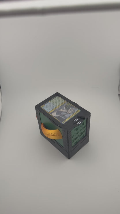 My Precious’s - Universal DeckDock - Hobbit inspired deck box with Counter and Token Tray for Magic The Gathering and more